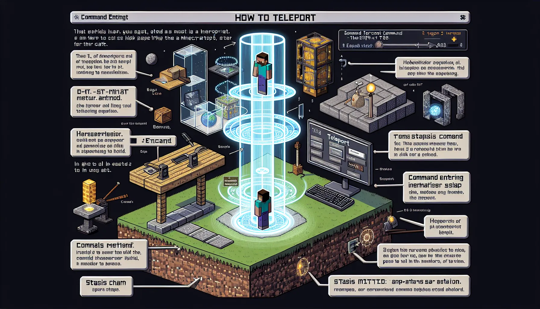 How to Teleport in Minecraft - Stasis, Commands and More